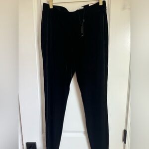 Express Black Velvet Legging
